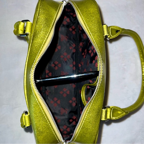 Lux de Ville Cosmic Chartreuse Sparkle Purse - Picture 9 of 15